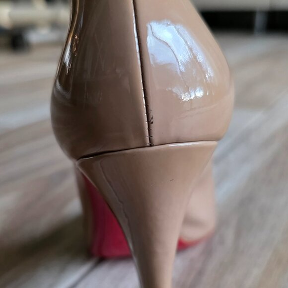 Christian Louboutin Fifille Simple Nude Patent Leather Pumps Eur. 36.5 - Picture 7 of 13